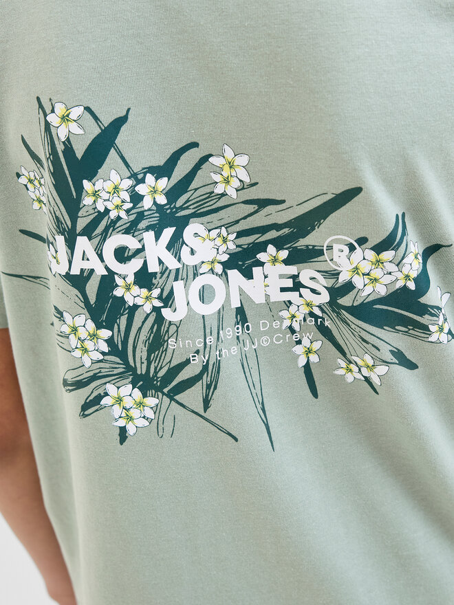 Jack&Jones Junior Jack&Jones Junior T-Shirt Hawaii 12269831 Grün Regular Fit