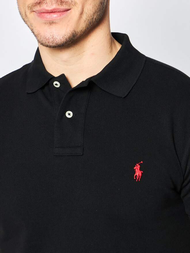 Polo Ralph Lauren Polo Ralph Lauren Poloshirt Core Replen 710795080 Schwarz Slim Fit