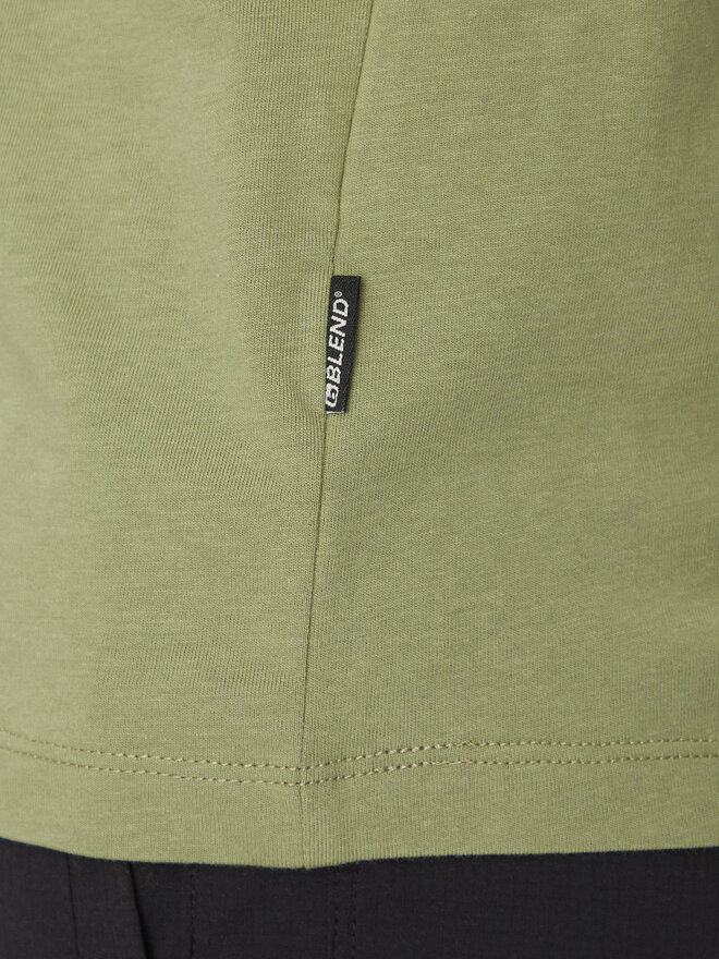 Blend Blend Camiseta 20718304 Verde Regular Fit