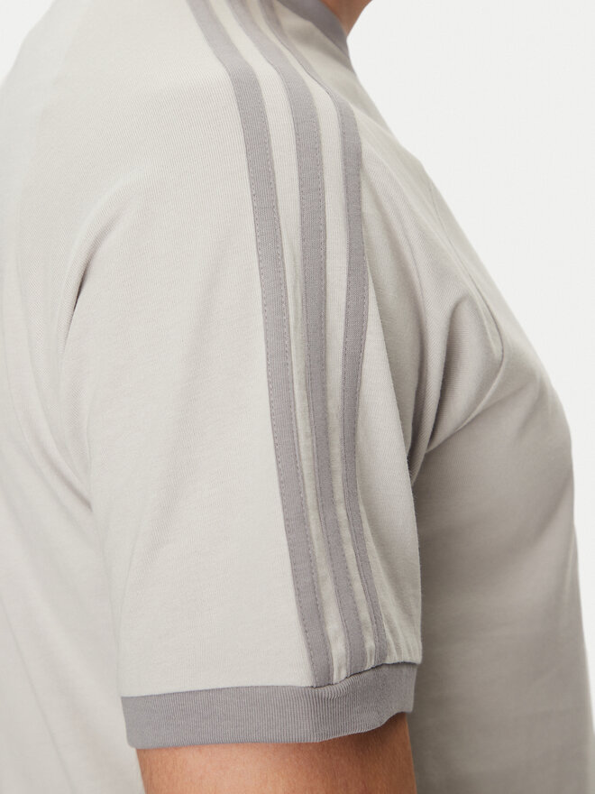 adidas adidas Футболка adicolor Classics 3-Stripes JN7016 Сірий Slim Fit