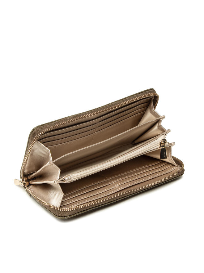 Guess Голям дамски портфейл Guess Laurel (ZG) Slg SWZG85 00460 Зелен