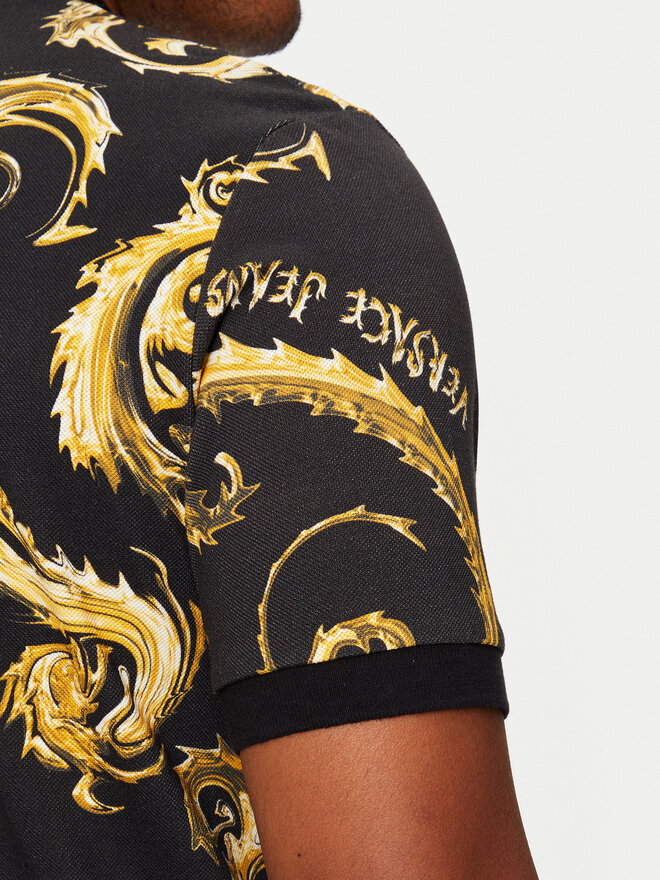 Versace Jeans Couture Versace Jeans Couture Pólóing 77GAG6S0 Fekete Regular Fit