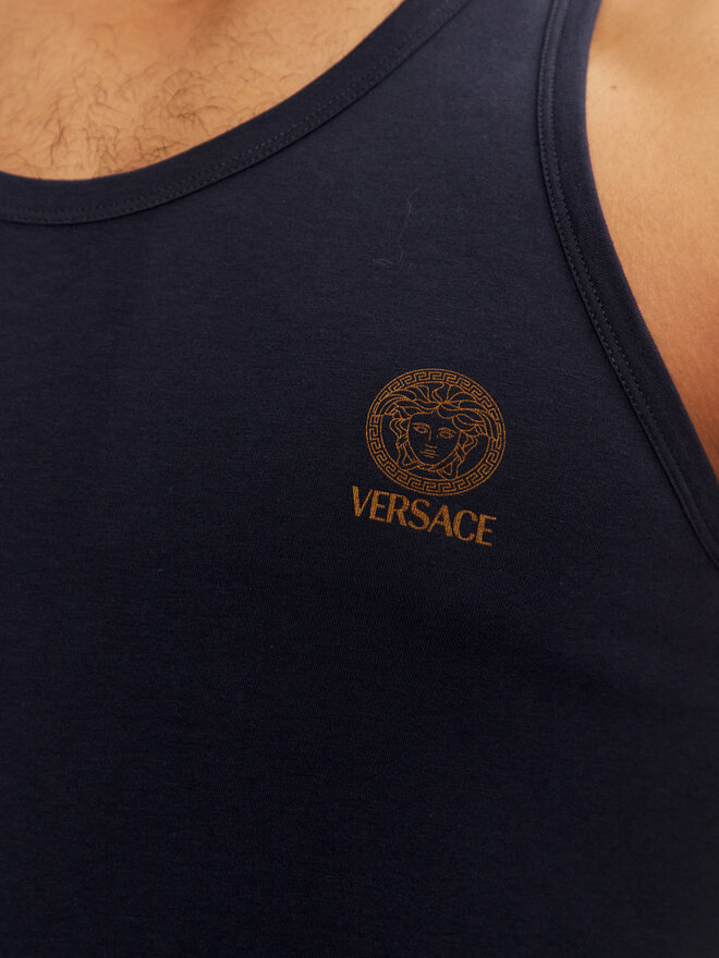Versace Versace Tank-Top AUU01012 1A1001 Dunkelblau Regular Fit