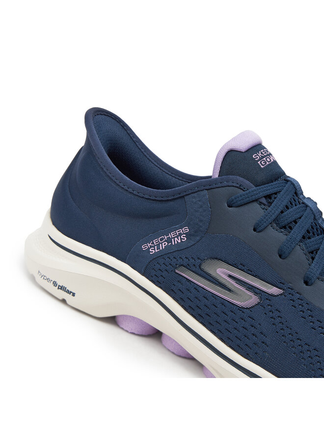 Skechers Sneakersy Skechers Gowalk 7 125233/NVLV Granatowy