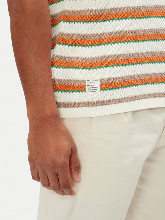 Pepe Jeans Pepe Jeans Polo marškinėliai PM702510 Smėlio Regular Fit