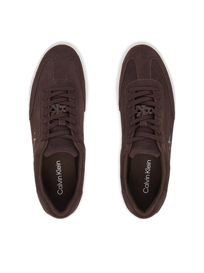 Calvin Klein Sneakers Calvin Klein Low Prof Cupsole Wt Su HM0HM02201 Braun