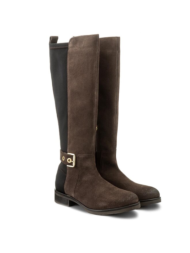 Bottes cavalieres Tommy Hilfiger Tessa 3C FW0FW01434 Marron chaussures