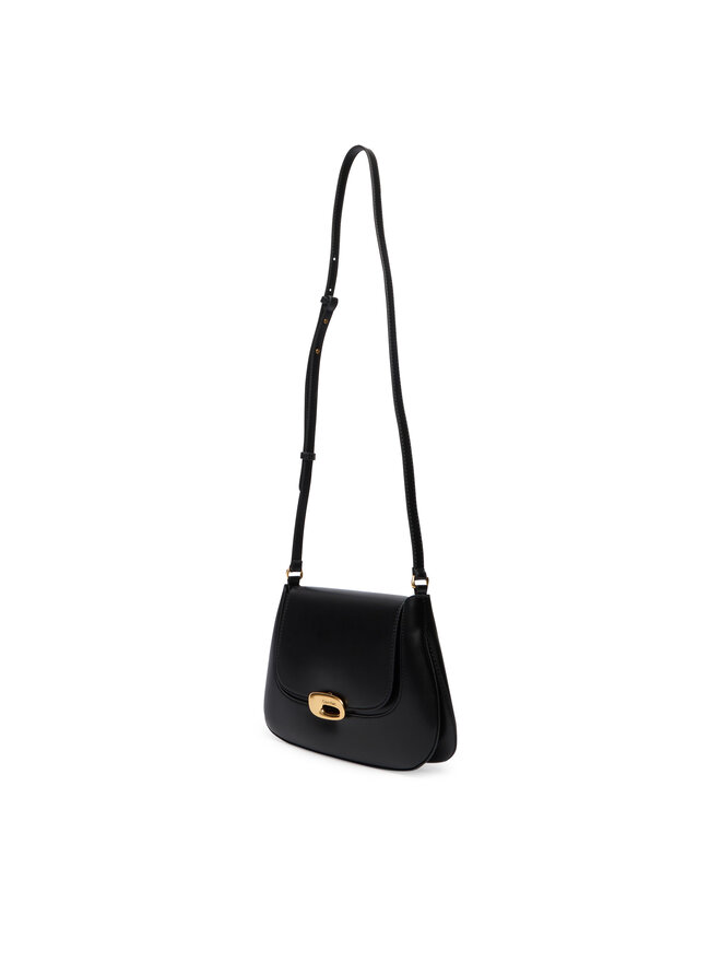 Calvin Klein Handtasche Calvin Klein Hardware Flap Medium Crossbody LV04F3401G Schwarz