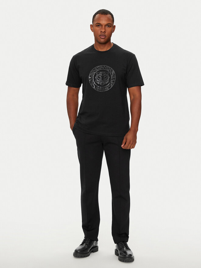 Just Cavalli Just Cavalli Футболка 77OAHE05 Чорний Regular Fit