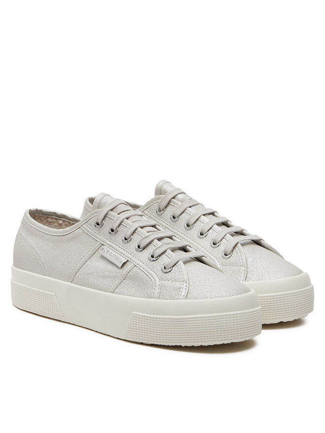 Superga Tenisky Superga Platform Pearl Matte Canv 2740 S21362W Šedá