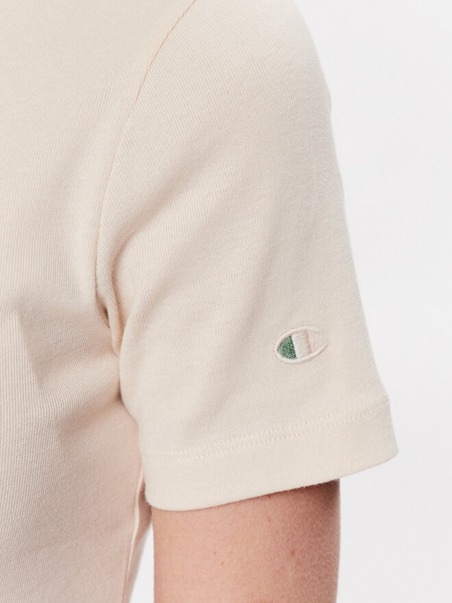 Champion Champion Marškinėliai 116345 Smėlio Regular Fit