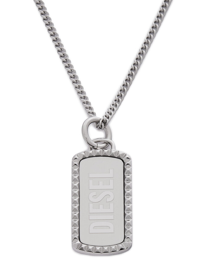 Diesel Κολιέ Diesel DX1455040 Ασημί