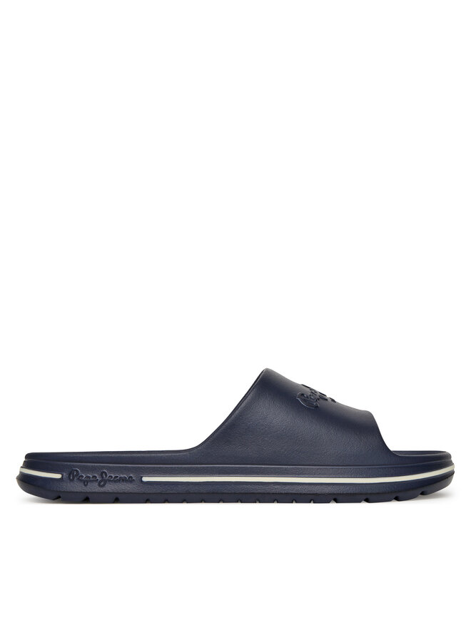 Pepe Jeans Natikači Pepe Jeans Beach Slide M PMS70159 Mornarsko modra