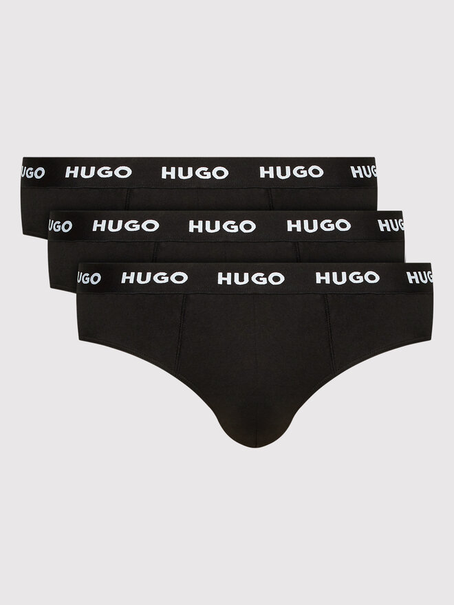HUGO Hugo Σετ σλιπ 3 τμχ. 50469763 Μαύρο