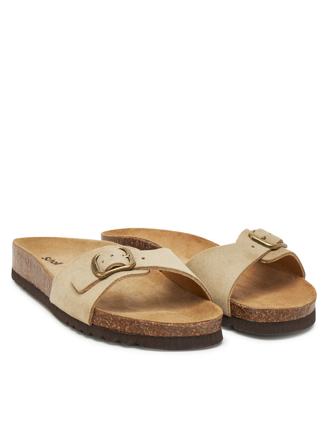 Scholl Papucs Scholl Estelle F32156 Bézs