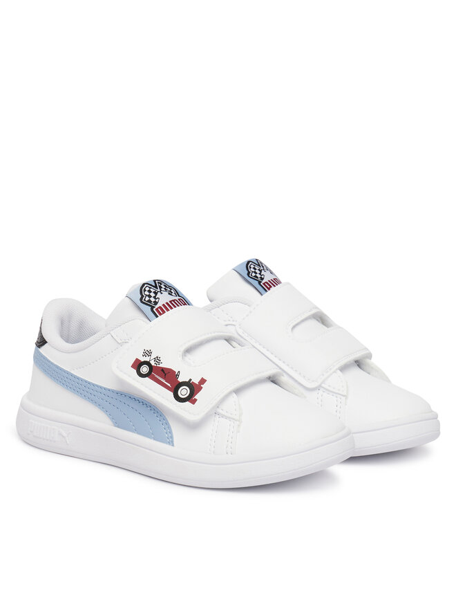 Puma Снікерcи Puma Puma Smash 3.0 Racing Crew V 408385 01 Білий