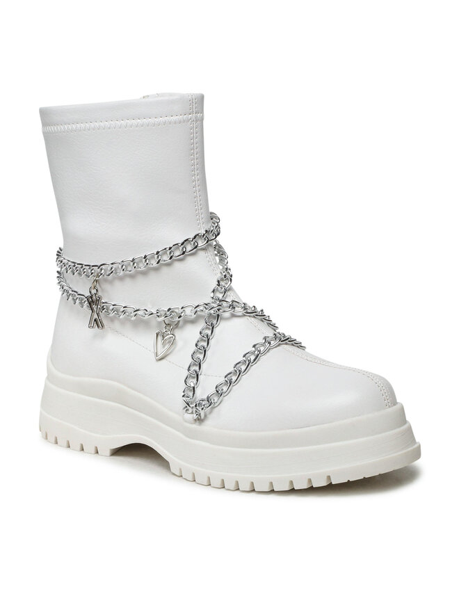 DeeZee Botki DeeZee WS5271-01 Biały