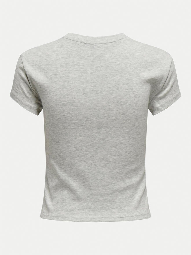 ONLY ONLY Футболка Elina 15320229 Сірий Slim Fit