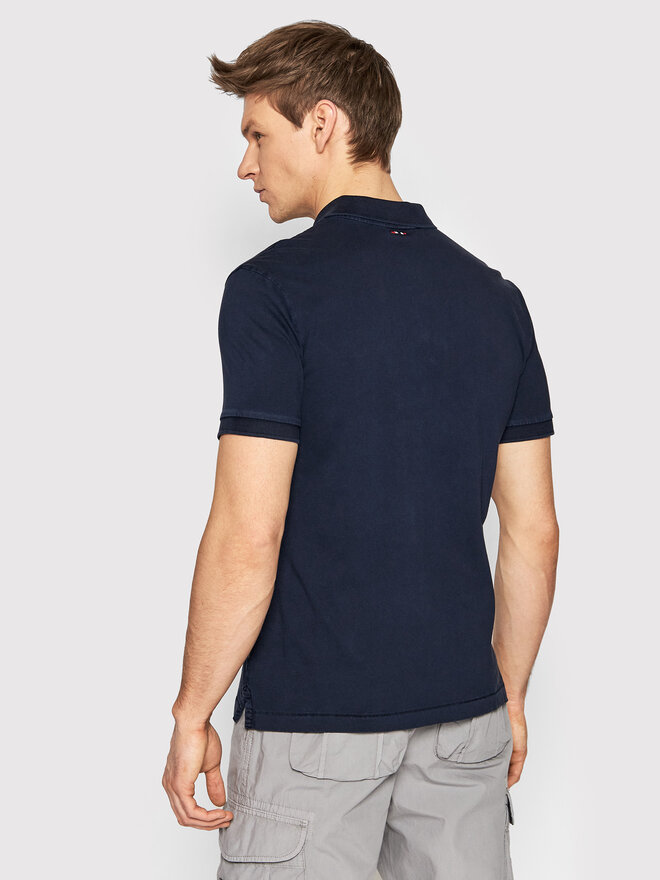 Napapijri Napapijri Polo Elbas NP0A4GB4 Tamnoplava Regular Fit