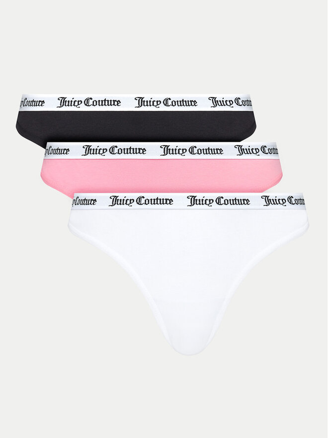 Juicy Couture Juicy Couture Pack de 3 tangas Diana JCLTH224571 De color