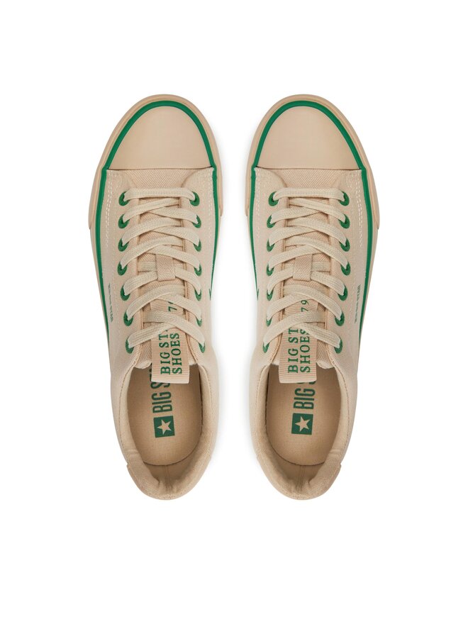 Big Star Shoes Sneakers Big Star Shoes NN174006 Μπεζ
