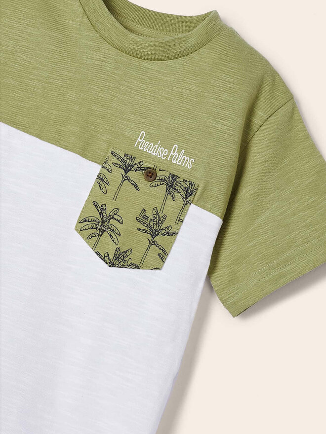 Mayoral Mayoral T-shirt 3006 Zelena Regular Fit