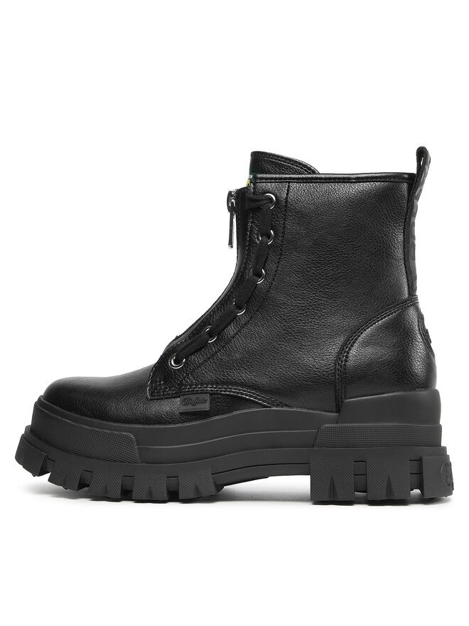 Buffalo Īsie zābaki Buffalo Aspha Zip 1622070 Melns