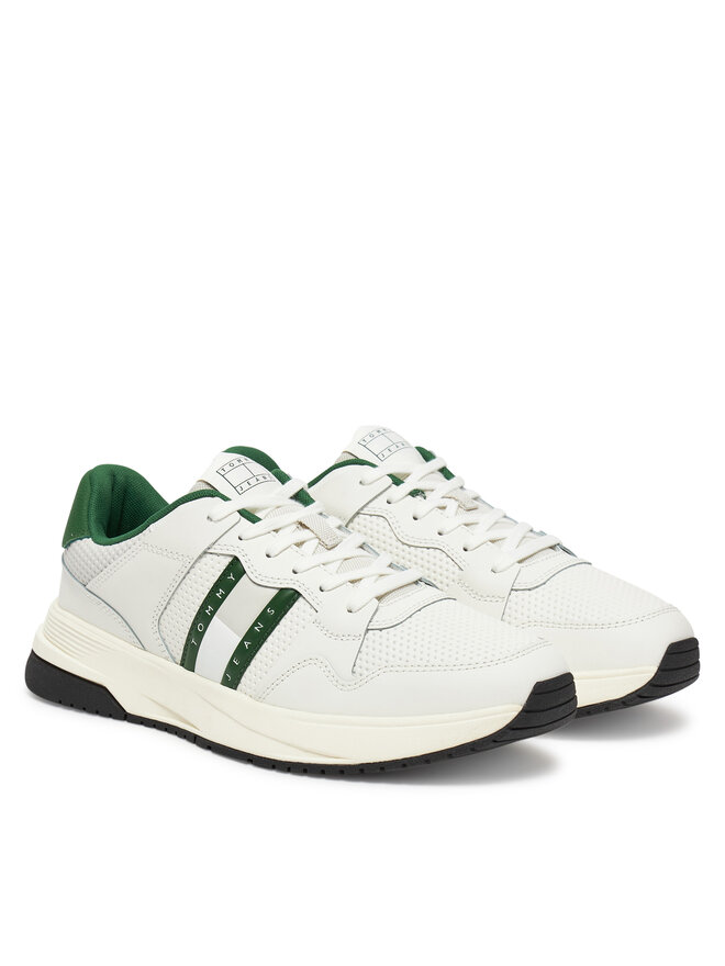 Tommy Jeans Αθλητικά Tommy Jeans Retrocasual Runner EM0EM01528 Λευκό