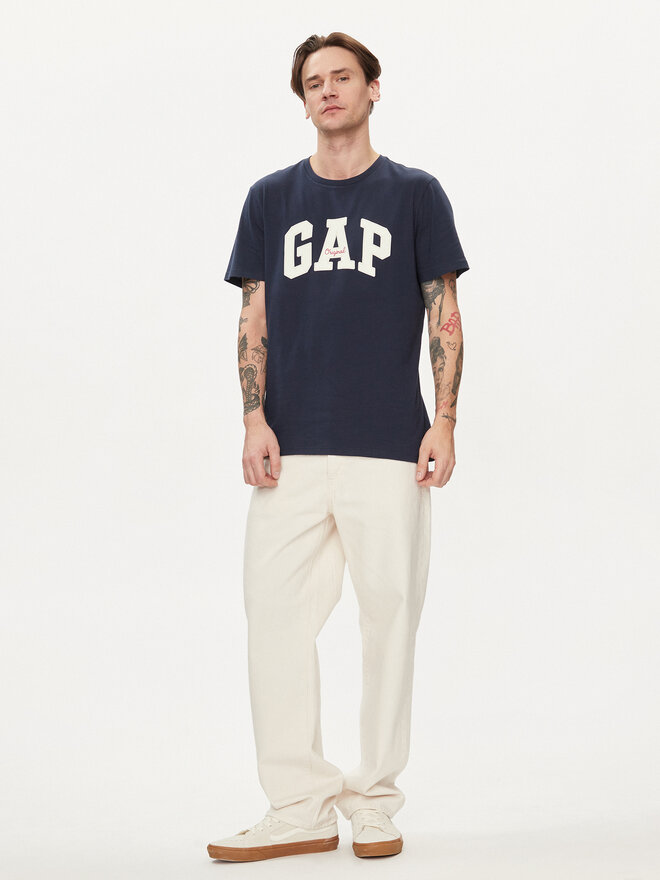 Gap Gap Póló 471777-09 Sötétkék Regular Fit