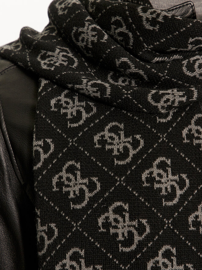 Guess Зимен шал Guess AM9468 POL03 Черен