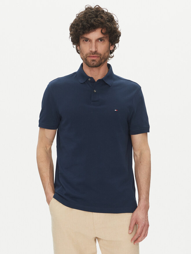 Tommy Hilfiger Tommy Hilfiger Poloshirt 1985 MW0MW17770 Dunkelblau Regular Fit