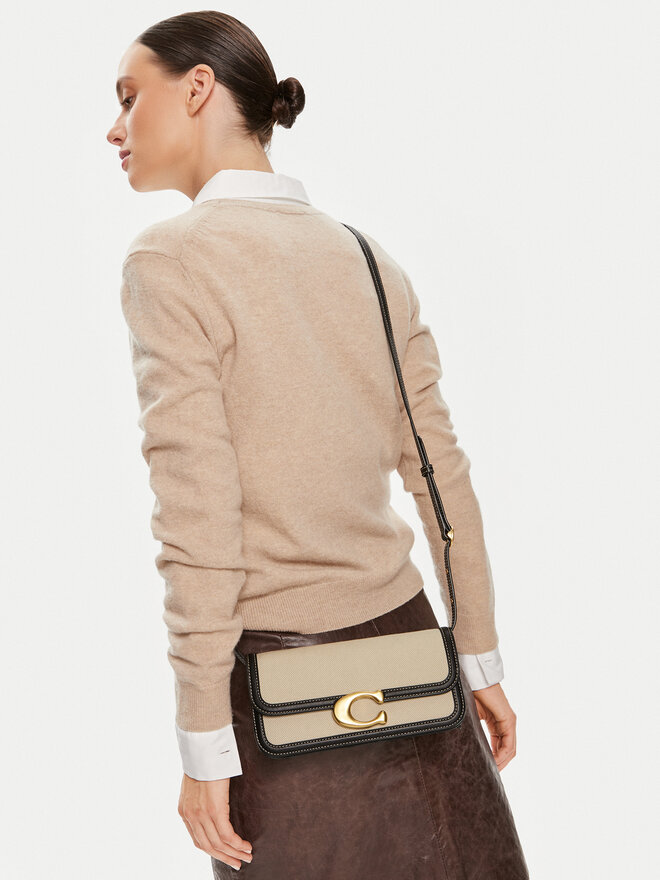 Сумка Coach Idol Bag 23 CR672 B4WRL Бежевий | evzuttya.com.ua
