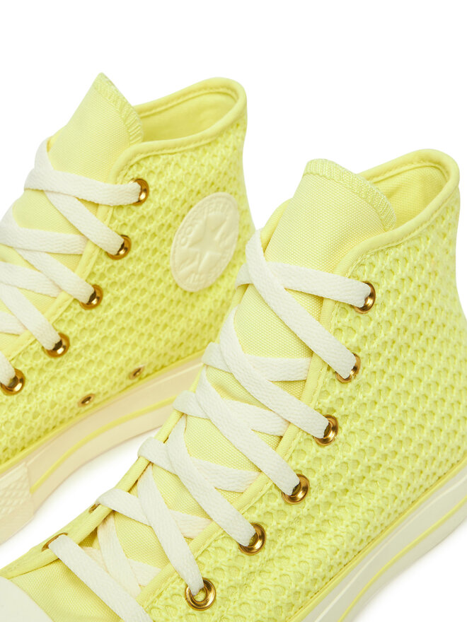 Converse Кеди Converse Chuck Taylor All Star Lift Platform Knit A14967C Жовтий