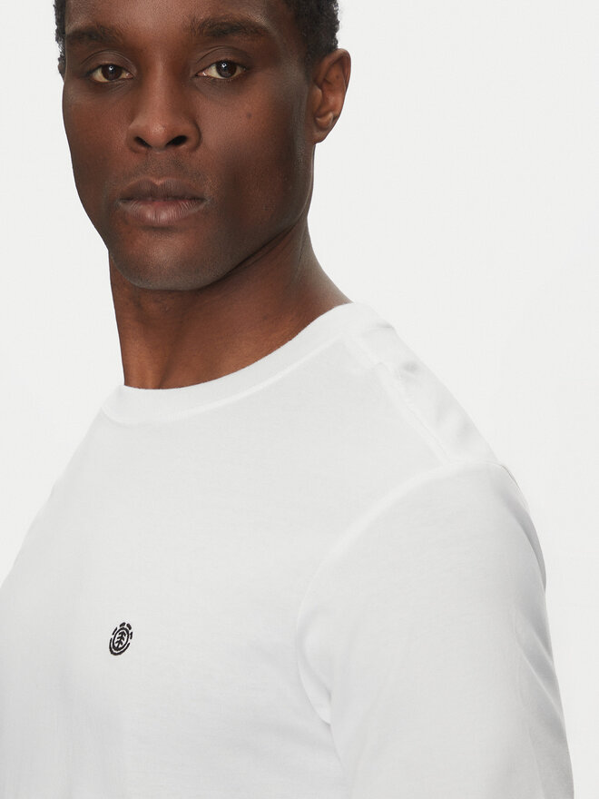 Element Element Camiseta ELYKT00168 Blanco Regular Fit