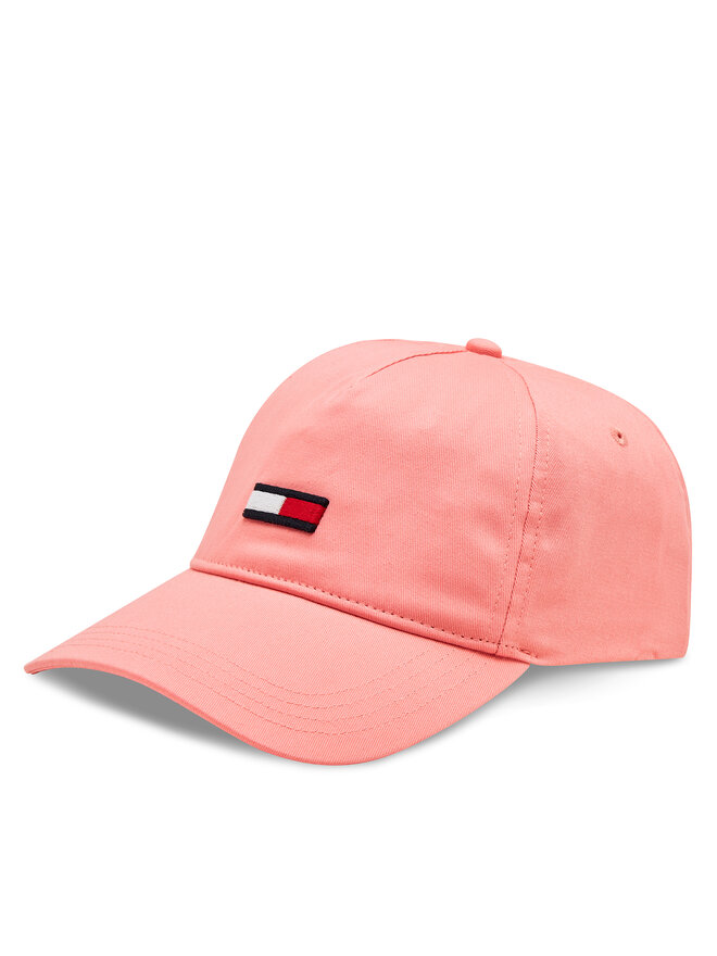 Tommy Jeans Czapka z daszkiem Tommy Jeans Tjw Elongated Flag Cap AW0AW15842 Różowy