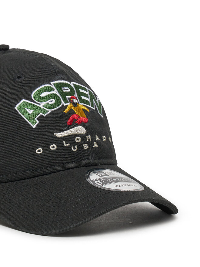 New Era Шапка с козирка New Era Washed Aspen Ski 9TWENTY 60580870 Черен