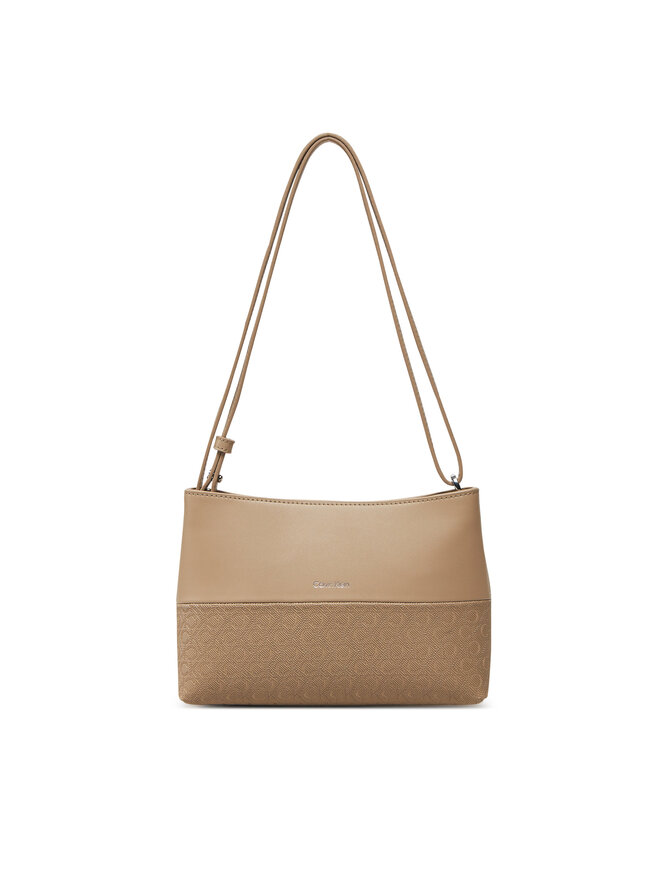Calvin Klein Borsetta Calvin Klein Ck Mixmedia Convertible Bag_Mono K60K613170 Beige