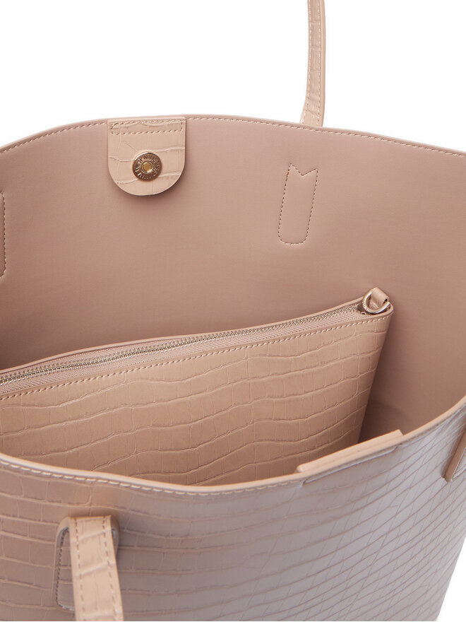 Nine West Handtasche Nine West CEO-GENTLE GLAM-LDA9920 Dunkelbeige