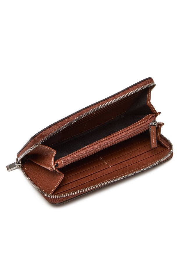 BOSS Cartera grande para mujer BOSS Anett Ziparound 50536354 Marrón