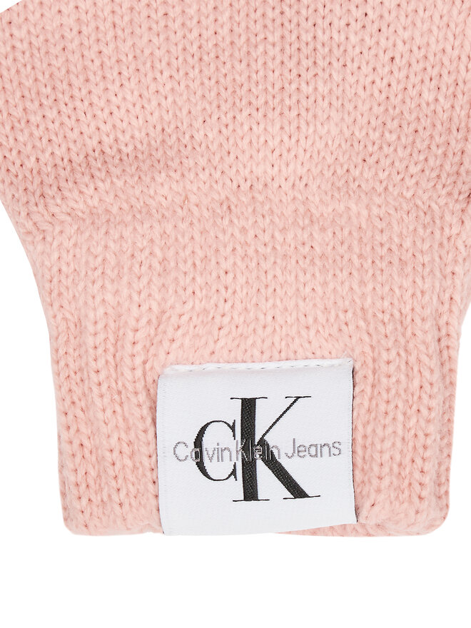 Calvin Klein Jeans Γάντια παιδικά Calvin Klein Jeans Monogram IU0IU00525 Ροζ