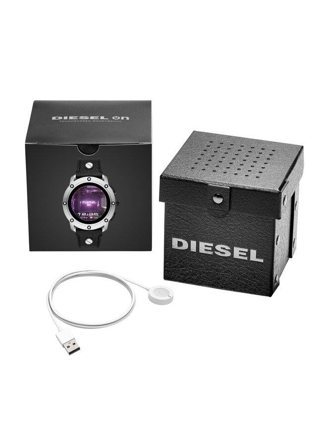 Diesel Chytré hodinky Diesel Axial DZT2014 Černá