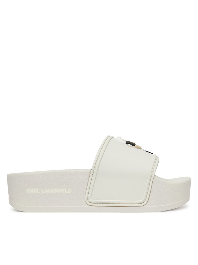 KARL LAGERFELD Şlapi KARL LAGERFELD Kondo Maxi KL80805A Alb