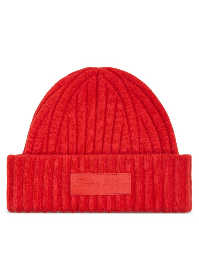 Tommy Hilfiger Σκούφος Tommy Hilfiger Tommy Twist Beanie AW0AW15325 Πορτοκαλί