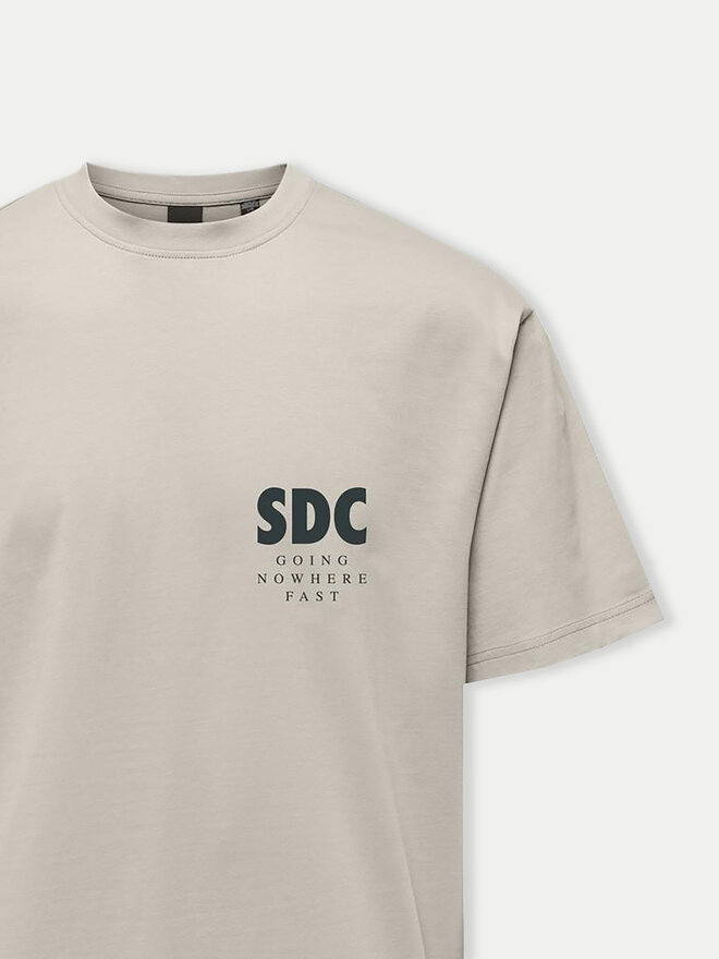 Only & Sons Only & Sons T-Shirt Bowen 22032071 Μπεζ Relaxed Fit
