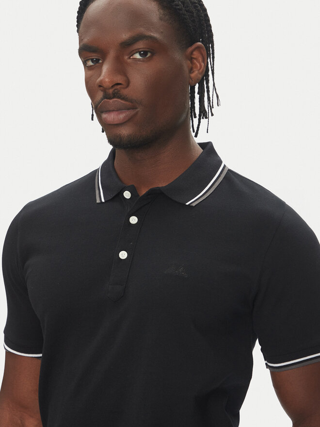 Lindbergh Lindbergh Polo 30-404010 Μαύρο Relaxed Fit
