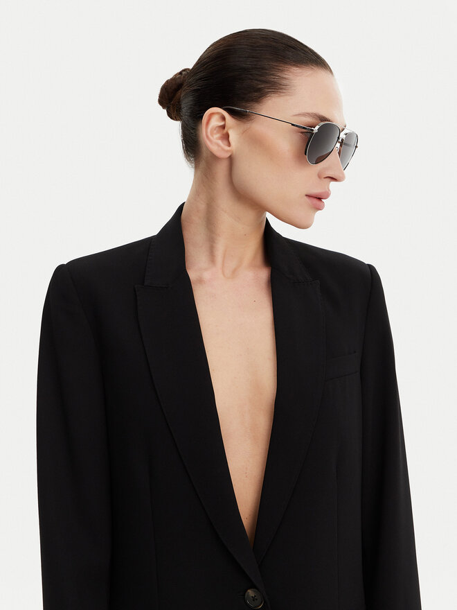 Trussardi Okulary przeciwsłoneczne Trussardi TSM3015 Srebrny