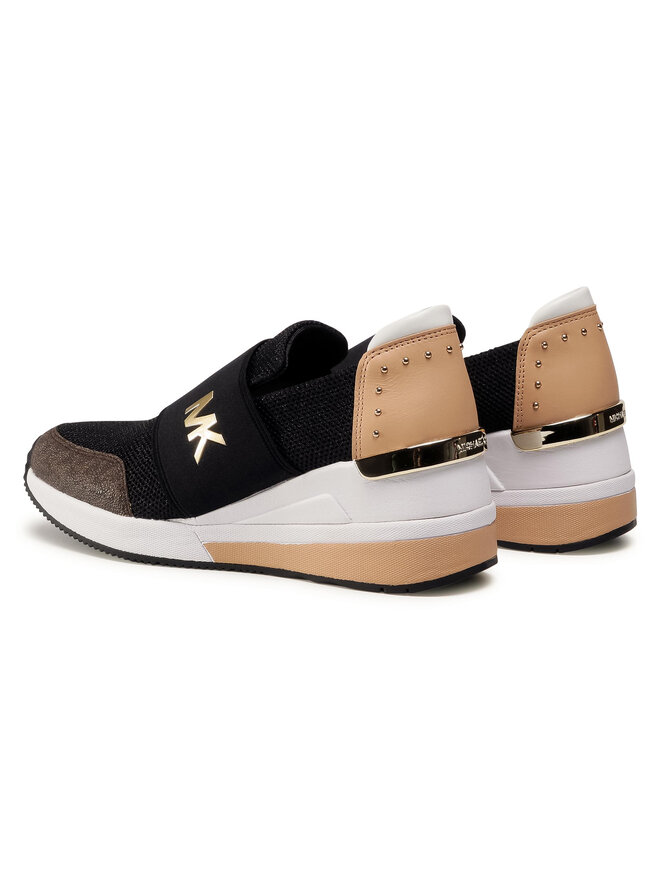 MICHAEL Michael Kors Sneakers MICHAEL Michael Kors Felix Trainer 43T0FXFS4D Schwarz