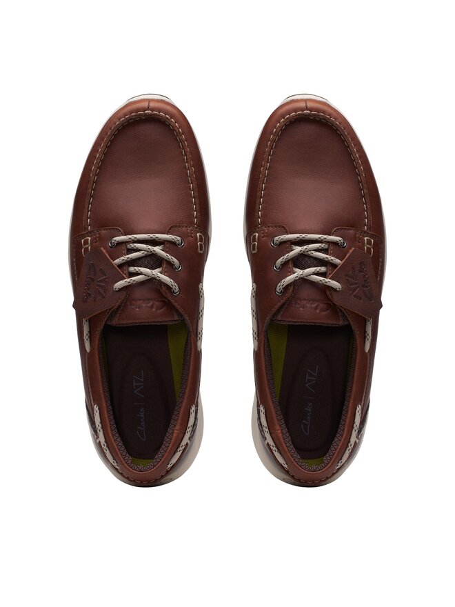 Clarks Polobotky Clarks ATL Sail Go 26170334 Hnědá