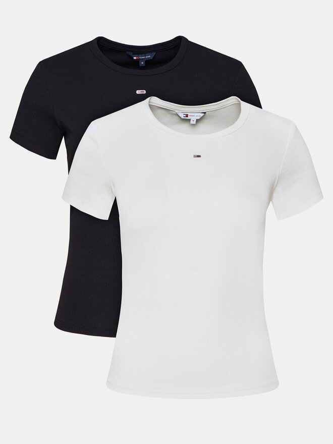 Tommy Jeans Tommy Jeans 2er-Set T-Shirts DW0DW21430 Bunt Slim Fit