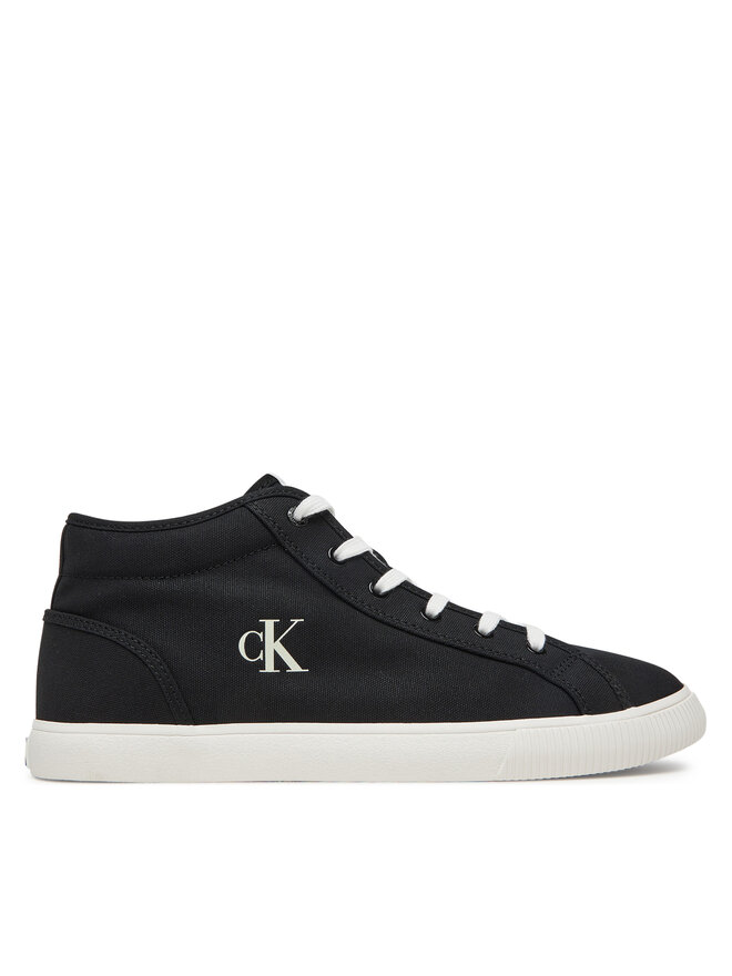Calvin Klein Jeans Sneakersy Calvin Klein Jeans Ess Vulc Mid Mg Canvas YM0YM01210 Czarny
